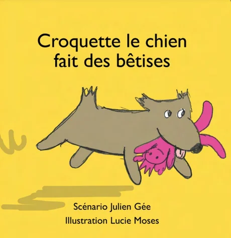 Couverture du livre Croquette le chien fait des bêtises